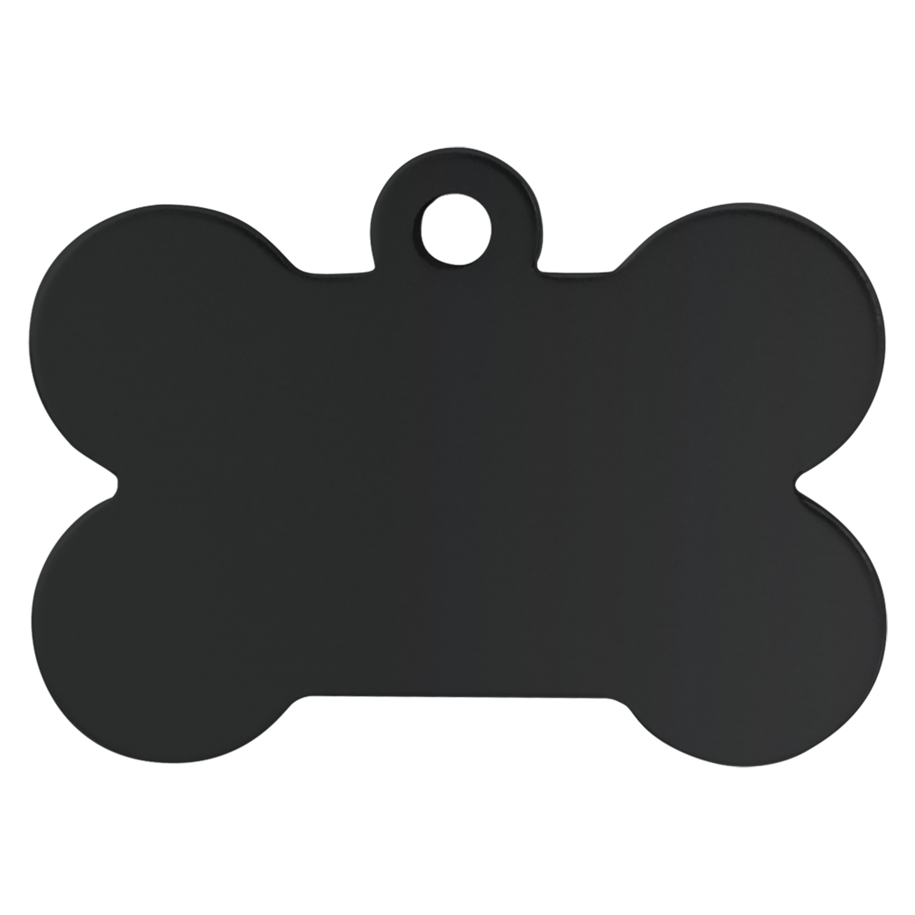 1 1/4" x 3/4" Laserable Anodized Aluminum Bone Pet Tag