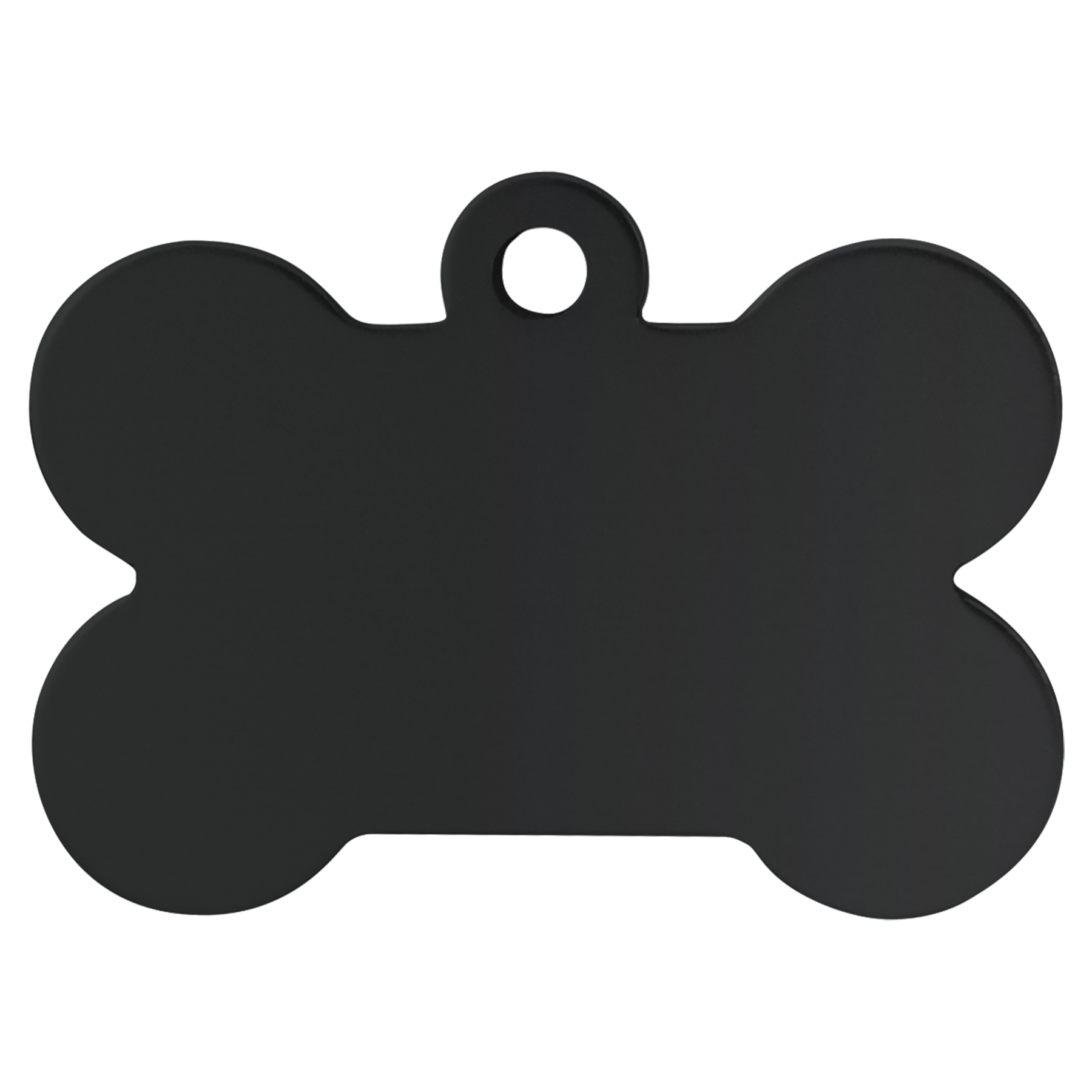 1 1/2" x 1" Laserable Anodized Aluminum Bone Pet Tag