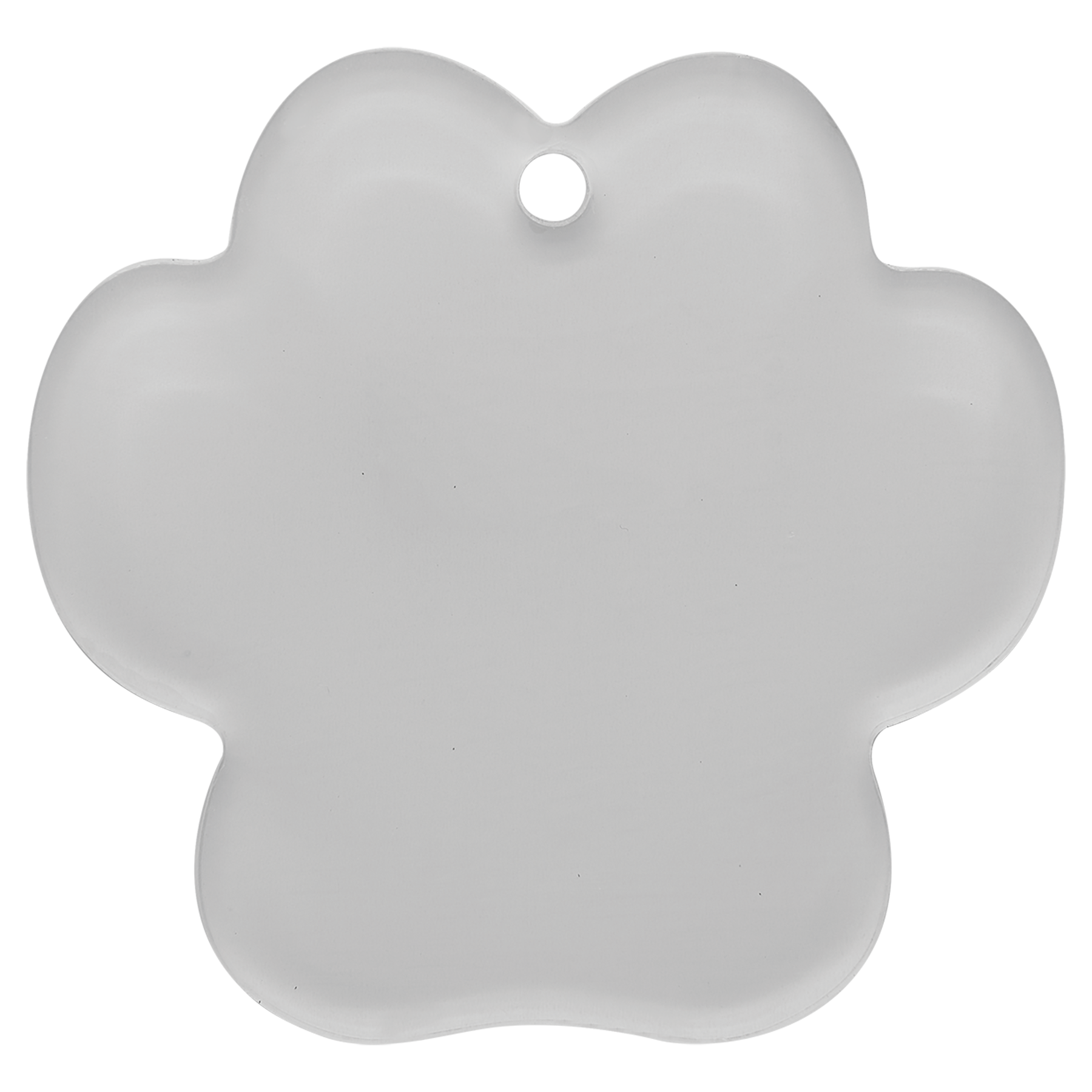 Paw Print Photo Ornament — Acrylic